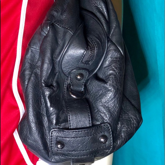 GUESS by Marciano Black Satchel Handbag - Picture 3 of 8